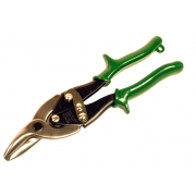MIDWEST Right hand aviation snip - cuts right curves and cuts straight - GREEN - 245mm